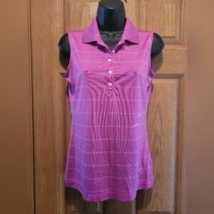Nike Golf Tour Performance Dri-Fit Sleeveless Polo Shirt Size XS EUC!